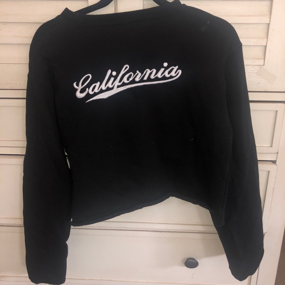 Brandy Melville California Crop Sweatshirt